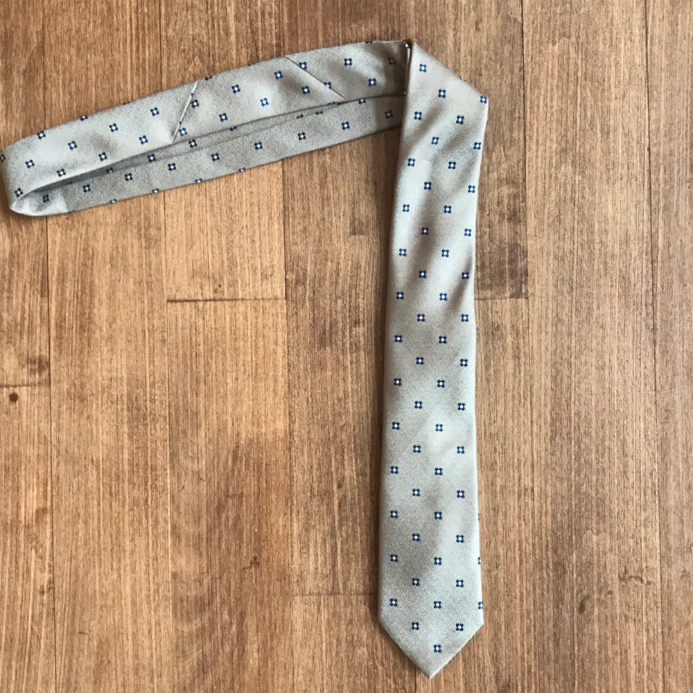 NWOT Mens Tan/Navy Tie